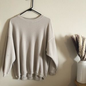 Aerie oversized waffle knit sweater